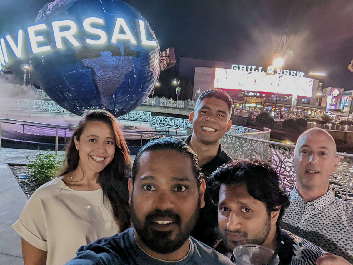 Team Meets at Universal Studios